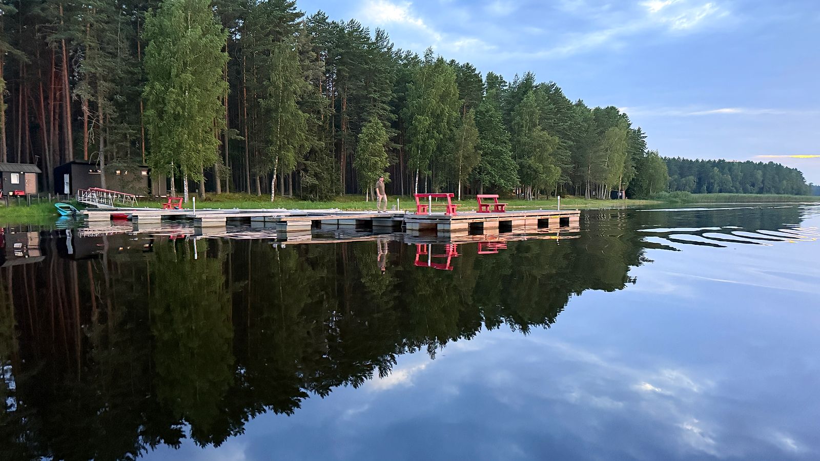 Причал базы на Селигере